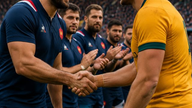 French Rugby Team Welcomes Aus