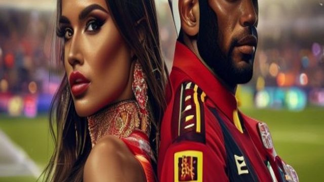 Kim Kardashian and Lewis Hamil